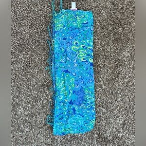 EUC Lilly Pulitzer scarf Blue Lilly’s Lagoon